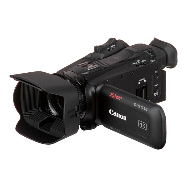 Canon VIXIA HF G70 · Videocámara 4K con zoom 20×